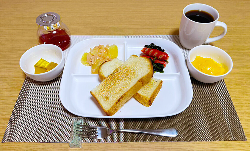 わおん岡山の朝食